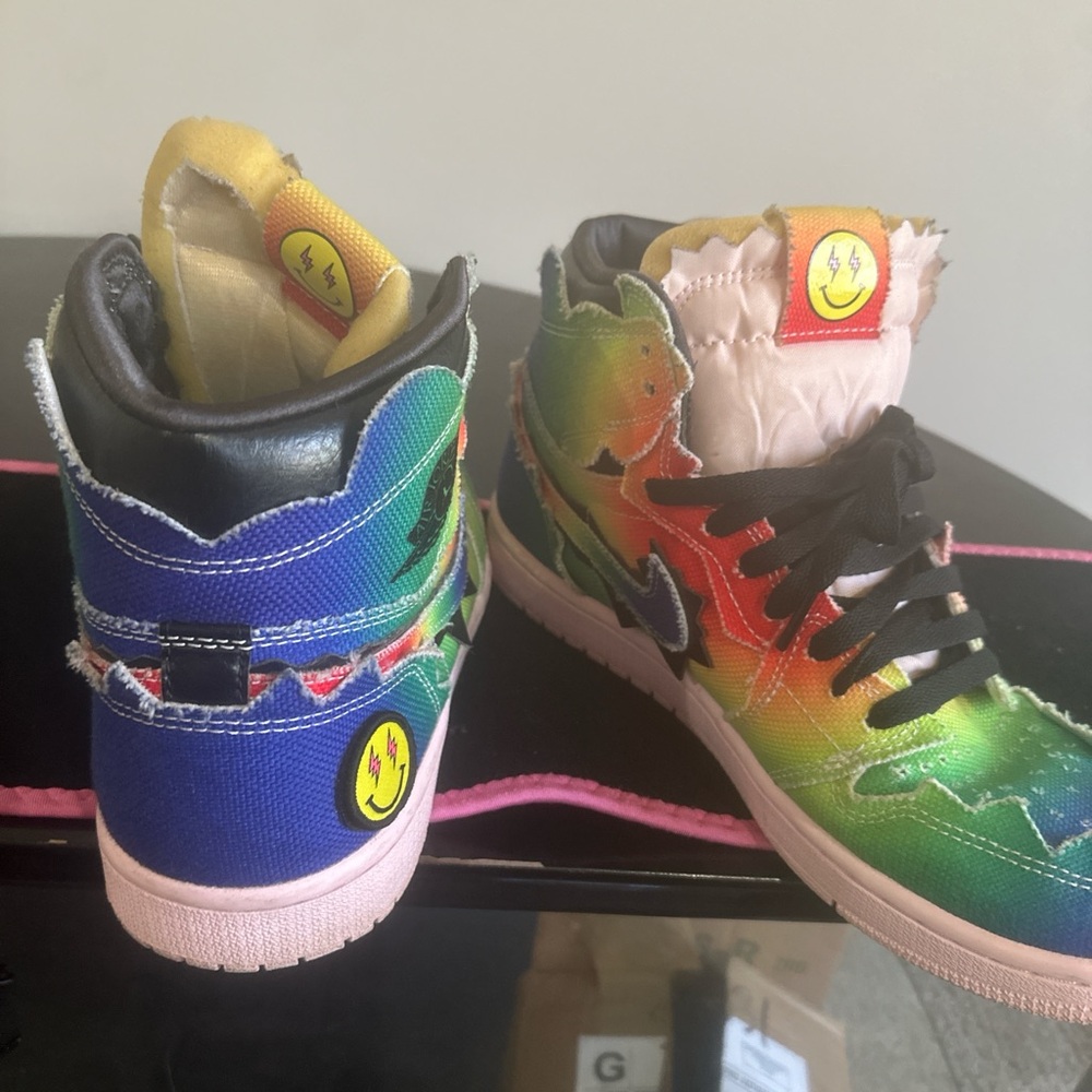 Jordan Multicolor Gradient High-Top Sneakers - image 2